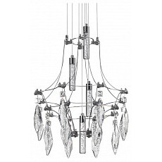 Подвесная люстра odeon light flamen...